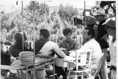 Rodaje de la pelicula 'La gran familia', en la ciudad residencial de Tarragona en el año 1962