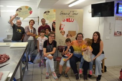 El grup que ha vistat aquest dissabte Cal Silo, a Vimbodí i Poblet.