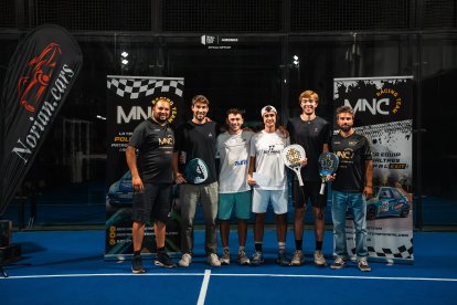 Parejas ganadora y finalista de 1a masculina.