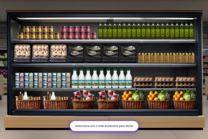 También es posible hacer donaciones en el Súper digital del Banc dels Aliments en granrecapte.org