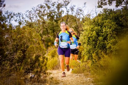 Dos de las participantes en la prueba femenina.