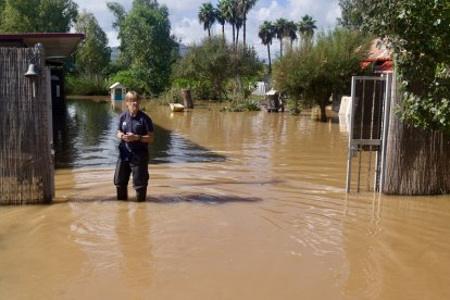 Una finca inundada la setmana passada.