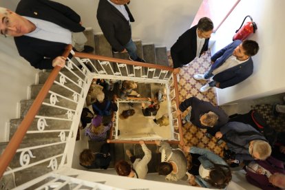 Escalera interior del Xalet Fort.
