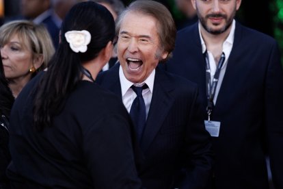 El artista español Raphael, en la gala de los Latin Grammy