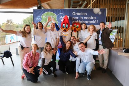 El equipo organizador, celebrando el éxito de esta nueva edición.