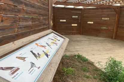 Ya había un punto de observación de aves.