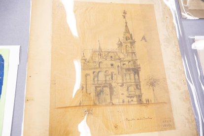 Uno de los cientos de diseños de casas que hay en el archivo