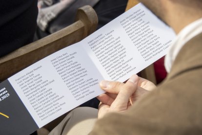 Llistat dels nous noms reconeguts en aquest memorial.