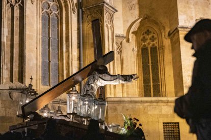 El Crist de la Humiliació, uno de los dos pasos que salió en procesión.