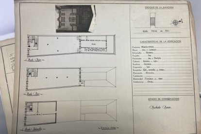 Uno de los documentos franquistas consultados para hacer el estudio, donde se inventaría uno de los edificios confiscados.