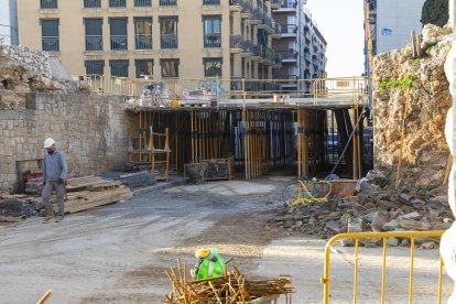 La nueva plataforma que comunica los dos sectores, en la calle Soler.