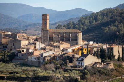 Vista general de Poboleda (Priorat)