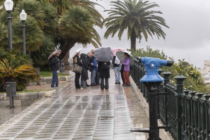 Imagen de este sábado del Balcó del Mediterrani