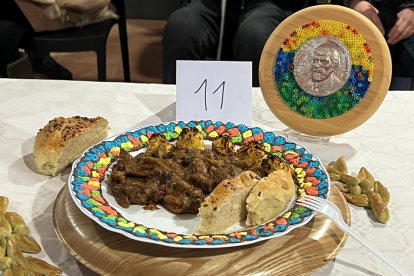 El plat número 11 va guanyar el premi a millor presentació, amb inspiració gaudiniana.