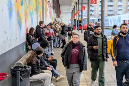 La estación de buses de Tarragona.