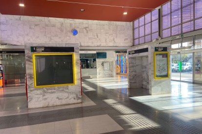 Así está la estación de Reus.