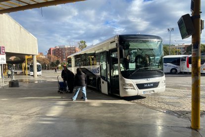 La estación de buses de Reus.