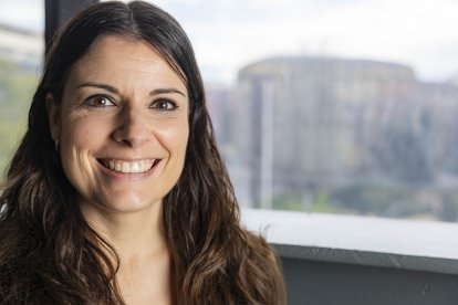 Mònica Sales, a la seu del 'Diari de Tarragona'