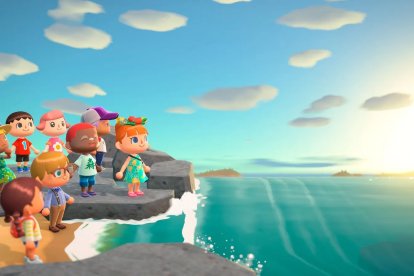 Una imagen de la popular saga ‘Animal Crossing’, un ejemplo de formato reflexivo:  el jugador vive en un pueblo habitado por animales antropomórficos. Es en tiempo real.