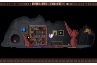 'The longing', uno de los 'slow games': hay que vigilar a un rey durmiente 400 días y matar el tiempo hasta que llegue la hora de despertarle.