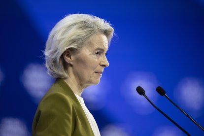 Ursula von der Leyen, presidenta de la Comisión Europea, en Davos.