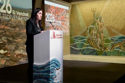 Maria Cunillera de la colla castellera Nens del Vendrell.