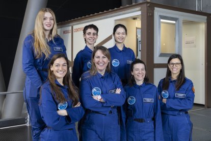 Las científicas que forman parte de la tripulación.