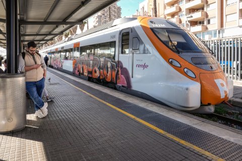 Un tren de Rodalies.