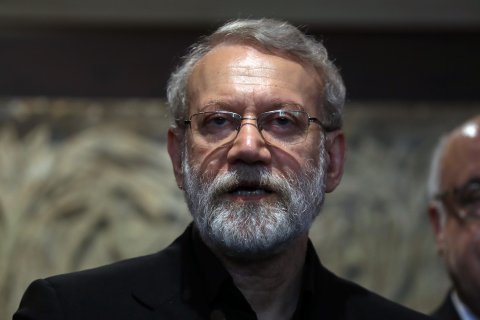 El secretario del Consejo Supremo de Seguridad de Irán, Ali Larijani, en Beirut, agosto de 2025
