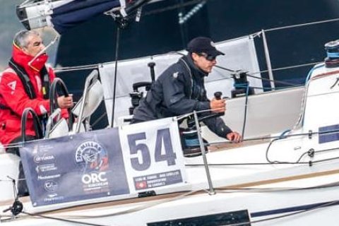 Lluís M. Fargas y Mon Cañellas, a bordo del Bonadventure Sailing Team.