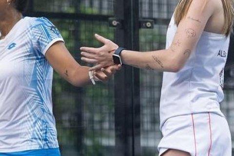 Alba Pérez y Alba Gallardo, durante el torneo de Manila.