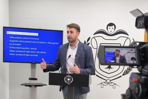 El concejal de Policía de El Vendrell, Christain Soriano.