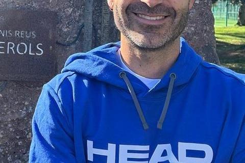 Ruben Peña, en el Club de Tennis Reus Monterols.