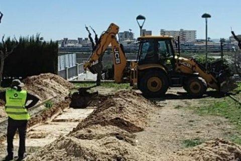 Trabajos en la zona donde estuvo el Corral de Cunit