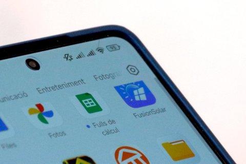 Una pantalla de móvil.