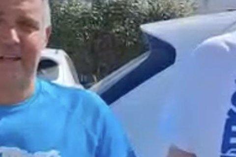 El secretari de Swim for ELA, Jordi Cervera i el director de Flashback Salou, Hugo Battini.