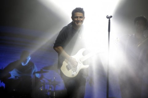 Un momento del concierto de Alejandro Sanz, que cerró un FIM histórico.