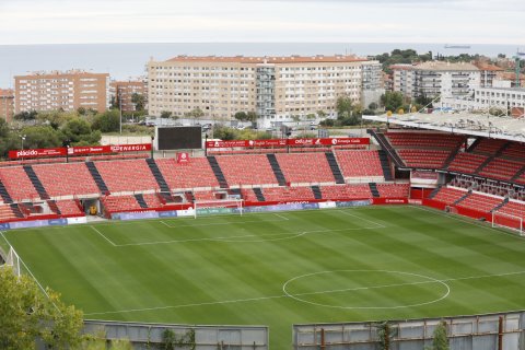 Imagen del estado actual del Nou Estadie esta temporada.