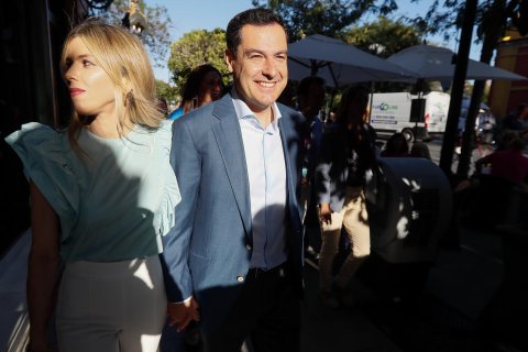 El actual presidente de Andalucía, el popular Juanma Moreno.