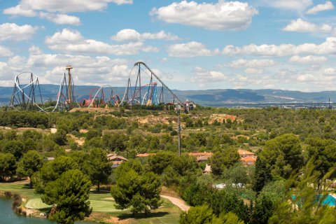 Los terrenos del CRT donde se levantará el futuro Complejo Turístico Integrado de Hard Rock, junto a PortAventura.