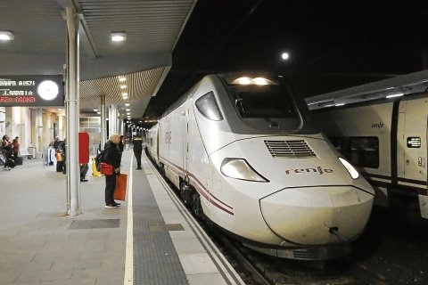 El último Euromed venía de Barcelona y coincidió con otro.