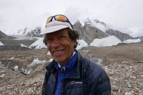 El alpinista tarraconense, satisfecho tras completar los 14 ochomiles.