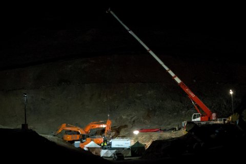 Los trabajos de rescate no han servido para salvar la vida de Julen. EFE