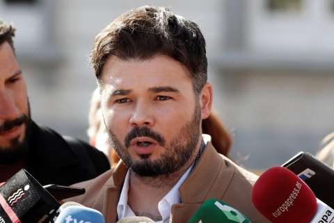 Gabriel Rufián niega que el 20S fuese una rebelión porque pudo irse a  'merendar'