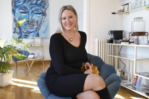 Ana Ibars, en la Clínica Odita de Tarragona.