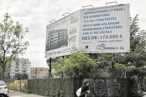 Empieza la construcción de una promoción de viviendas en la zona del Forn del Soto