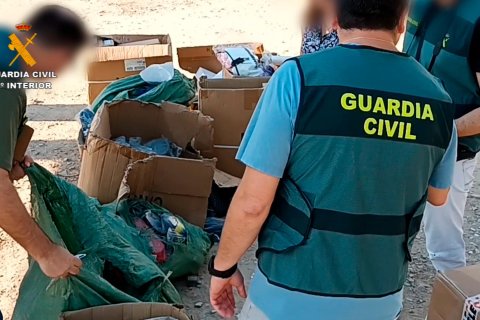 El golpe más duro de la Guardia Civil al 'top manta' en Tarragona
