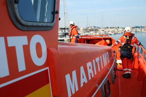 Una embarcación de Salvamento Marítimo.