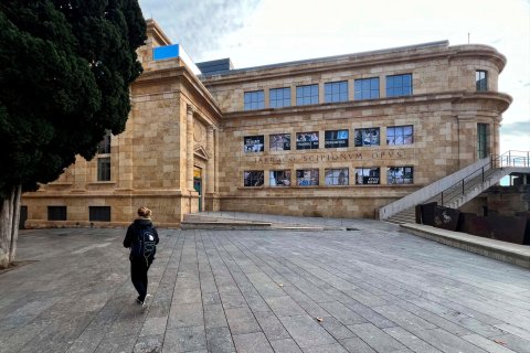 Las obras en el exterior del museo ya están acabadas.