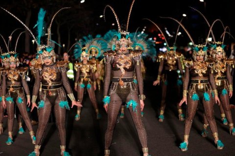 Desfilada de la rua de Carnaval.
